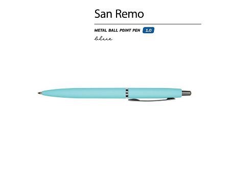 Ручка металлическая шариковая «San Remo», софт-тач