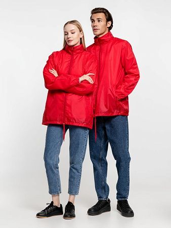Ветровка унисекс Shift, красная, размер 3XL