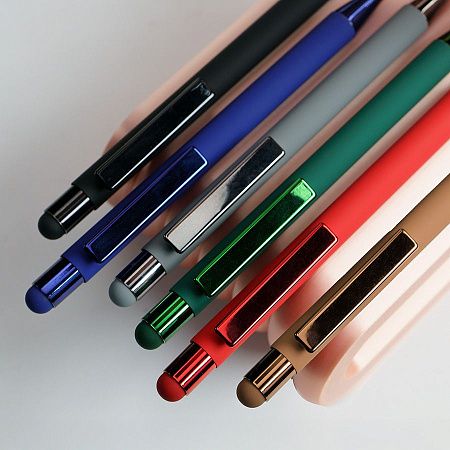 Ручка шариковая FACTOR COLOR со стилусом