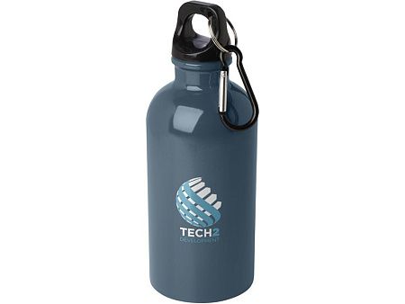 Одностенная бутылка для воды с карабином «Oregon», 400 мл