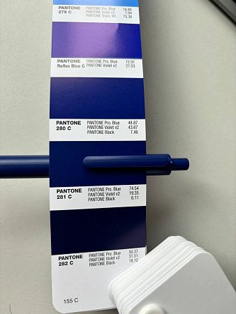 Ручка шариковая Sumatra, пластиковая, темно-синяя