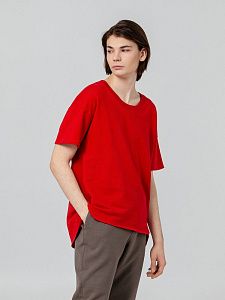 Футболка унисекс Kosmos 1.0, синяя под нанесение