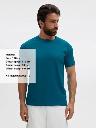 Футболка унисекс Regent 150, винтажный синий, размер 3XL