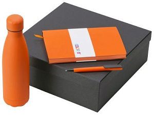 Подарочный набор «COLOR IT» c блокнотом, ручкой и термобутылкой