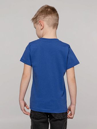 Футболка детская T-Bolka Kids, ярко-синяя, размер 6 лет (106-116 см)