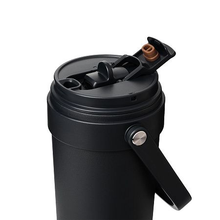 Термокружка вакуумная Соло (Solo), черная