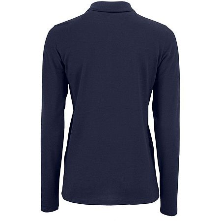 Рубашка поло женская с длинным рукавом Perfect LSL Women, темно-синяя, размер S