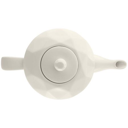 Чайник Diamante Bianco в подарочной коробке, белый