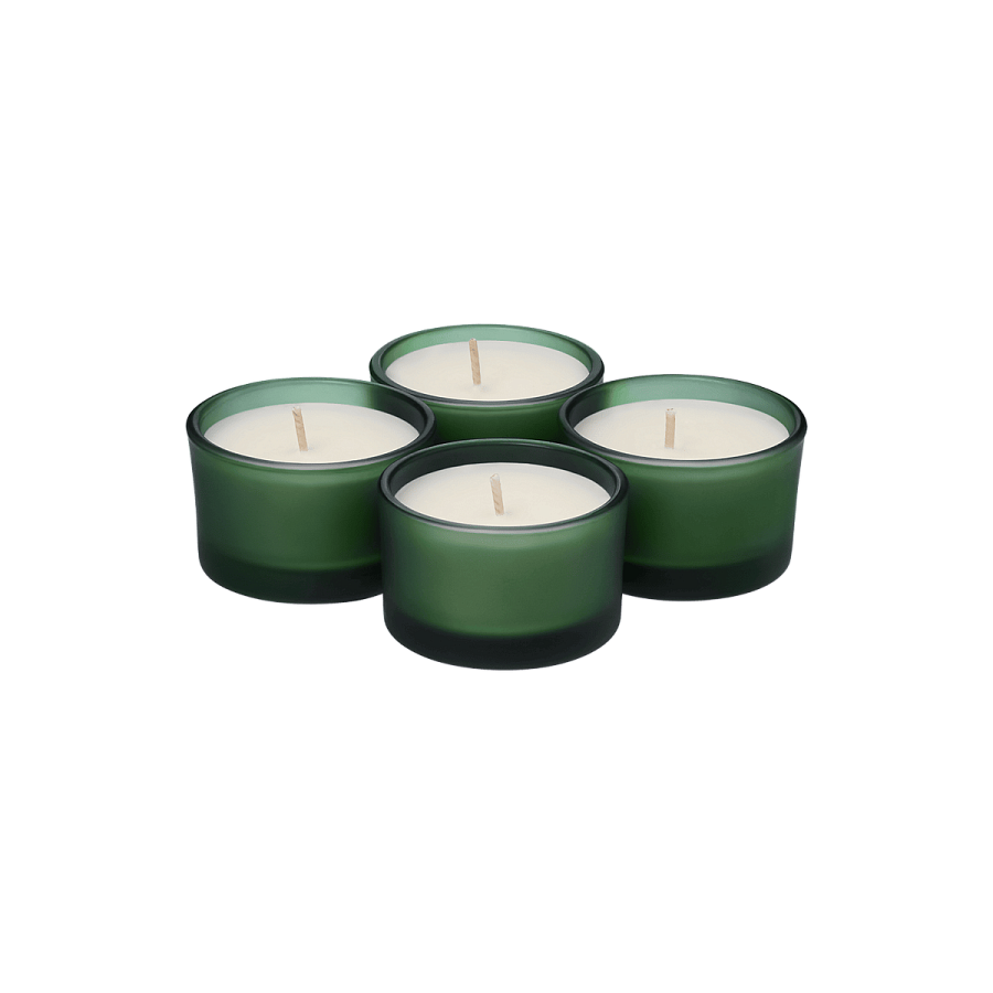 Набор ароматических свечей Сенто (Sento), зеленый