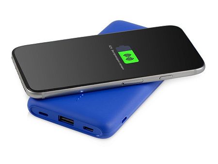 Внешний беспроводной аккумулятор с подсветкой лого «Reserve X» v.2 (ярче подсветка), 8000 mAh