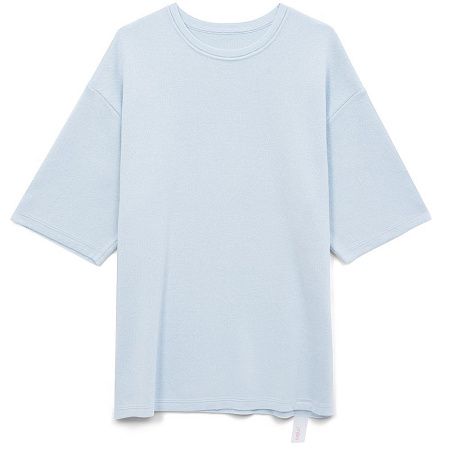 Джемпер с коротким рукавом Siluetti Volumica, светло-голубой, размер XS/S