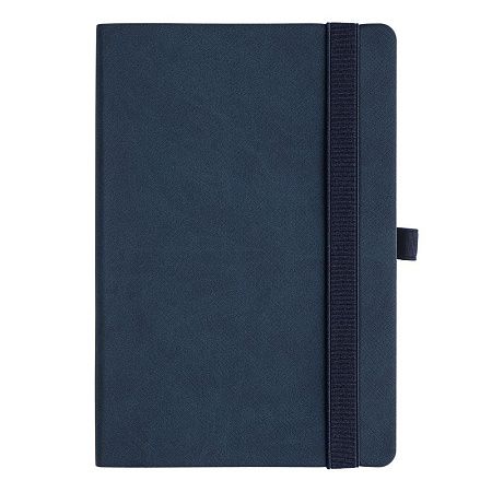 Ежедневник Flexy Line Linen А5, красный/красный, недатированный, в гибкой обложке, с резинкой и петлей для ручки