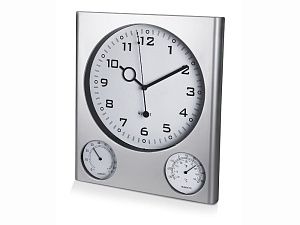 Погодная станция настенная «Патерна», цвет: серебристый