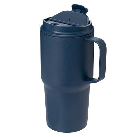 Термокружка вакуумная Авентура (Aventura), синяя