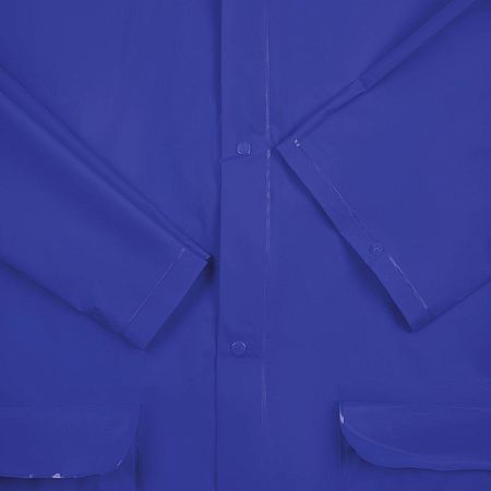 Дождевик детский RainDrop Kids, ярко-синий, размер 10 лет (130-140 см)