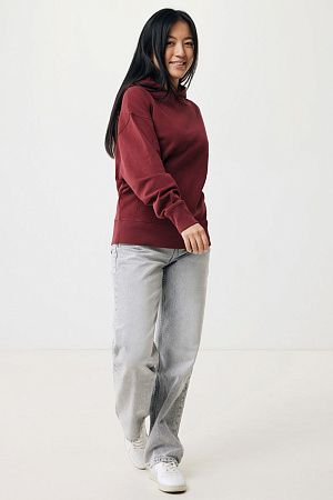 Худи Iqoniq Yoho из переработанного хлопка, свободный крой, унисекс, 340 г/м²
