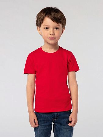 Футболка детская Pioneer Kids, красная, размер 4 года (96-104 см)