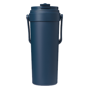 Термокружка вакуумная Solo, синяя