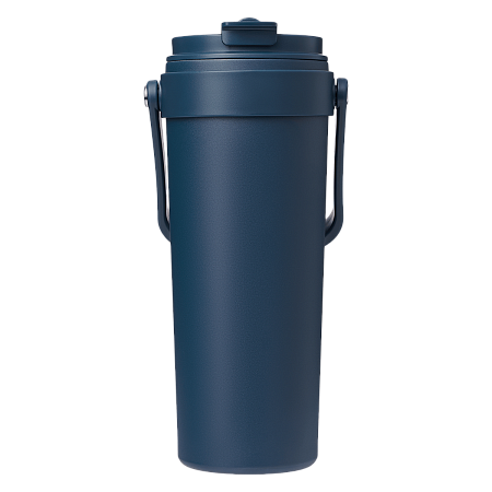 Термокружка вакуумная Solo, синяя