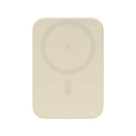 Внешний аккумулятор Юнион PD (Union PD) 10000mAh с функцией беспроводной зарядки 15W, бежевый