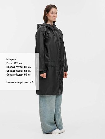 Дождевик Rainman Zip Pro, черный, размер S