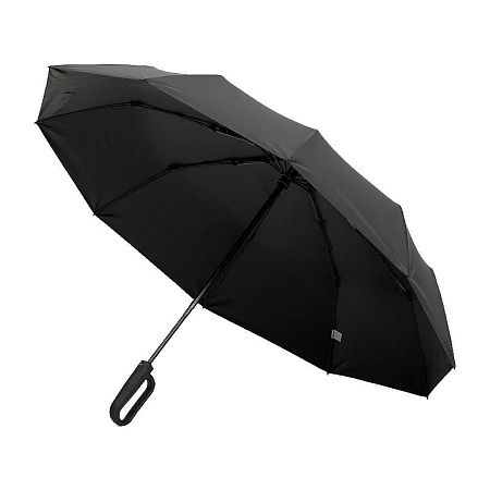 Зонт складной автоматический Forest Marseilles Bicolor, диаметр 117 см, 10 панелей, с UV защитой,  в подарочной коробке, черный