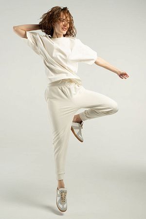 Футболка унисекс оверсайз T3, молочно-белая, размер XL/2XL