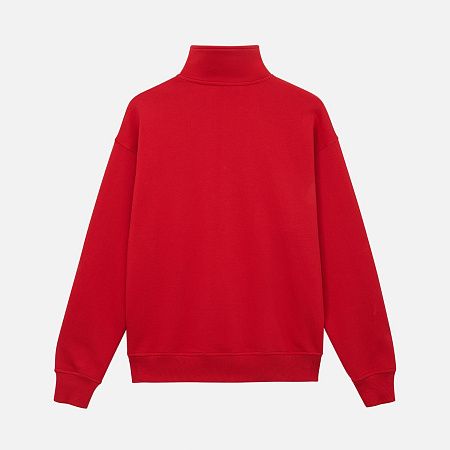 Толстовка на молнии унисекс Флоу (Flow), красная, размер M/L