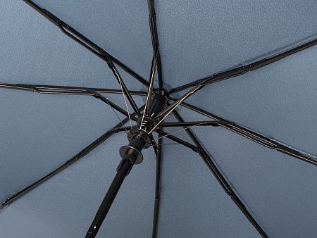 Зонт-полуавтомат складной «Roof» с куполом из переработанного пластика