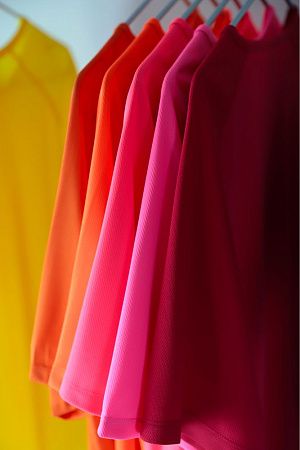 Футболка унисекс Sporty 140, розовый коралл, размер XXS