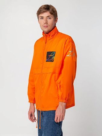 Ветровка из нейлона Surf 210, оранжевая, размер XS