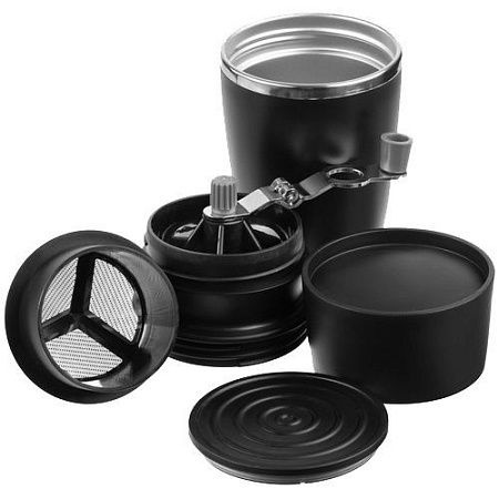 Подарочный набор "Пробуждение": кофеварка, кофе, варенье 2 шт., крем-карамель