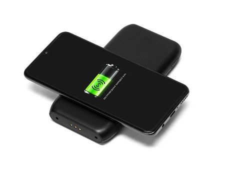 Беспроводное портативное зарядное устройство с зарядной станцией "UnIQ", 10000 mAh