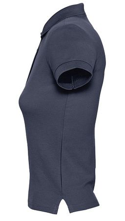 Рубашка поло женская People 210, темно-синяя (navy), размер L