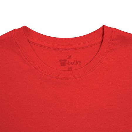 Футболка унисекс T-bolka 140, красная, размер L