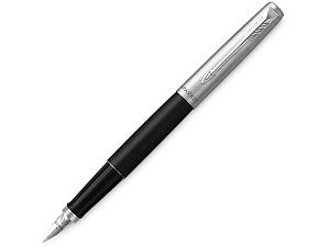 Ручка перьевая Parker Jotter Core, M, цвет: черный, серебристый