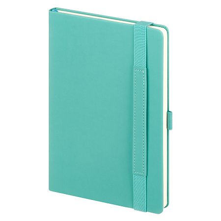 Ежедневник Alpha недатированный, серый/бирюзовый