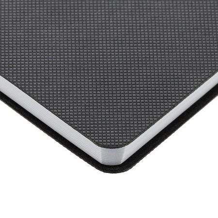 Ежедневник Knit, недатированный, темно-серый