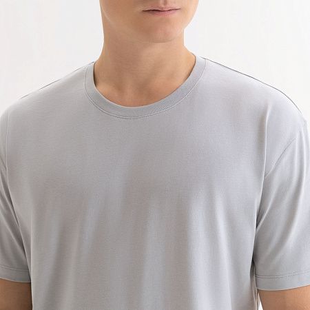 Футболка унисекс Крис (Kris), 150 гр., светло-серая, размер XS