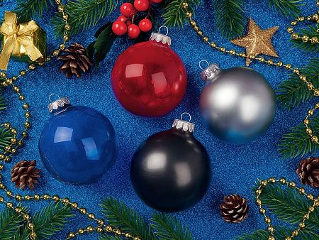  Стеклянный елочный шар «Frozi»