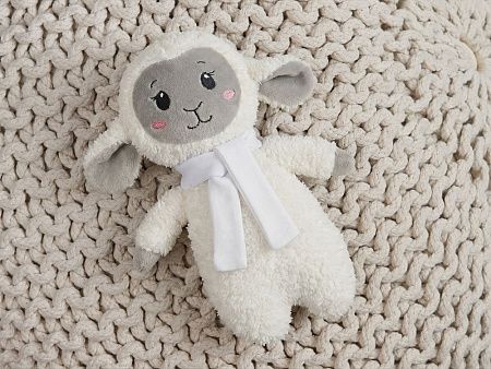 Мягкая игрушка Beastie Toys, овечка с белым шарфом