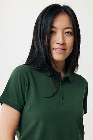 Женская рубашка поло Iqoniq Yosemite из переработанного хлопка-пике, унисекс, 220 г/м²