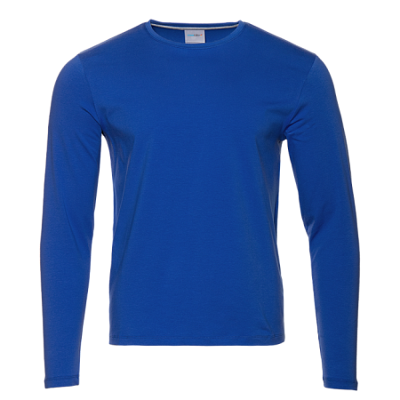 Футболка унисекс с длинным рукавом STAN хлопок/эластан 180, 35, Синий,  (16/1)  (42/XXS)