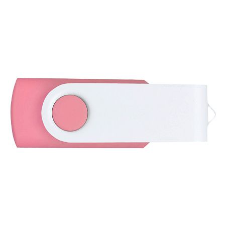 Флешка TWIST WHITE COLOR Розовая с белым 4015.10.07.4ГБ