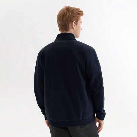 Толстовка на молнии ASTIN темно-синяя, размер XXL