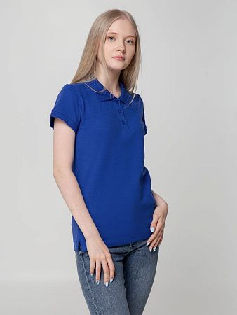 Рубашка поло женская Virma Lady, ярко-синяя, размер M