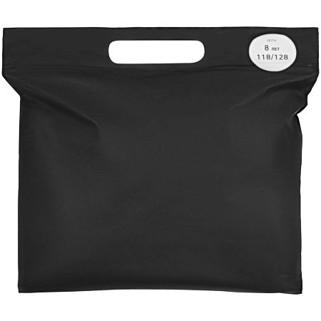 Дождевик детский RainDrop Kids, черный, размер 8 лет (118-128 см)