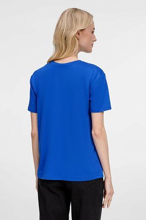 Футболка унисекс Senti, ярко-синяя, размер M