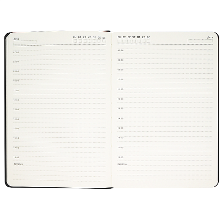 Ежедневник City Soft А5, серый, недатированный, в твердой обложке с поролоном