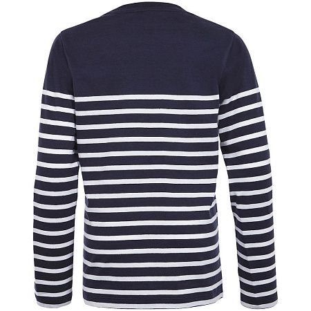 Футболка детская с длинным рукавом Matelot LSL Kids, синяя с белым, размер 4 года (96-104 см)